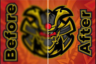 vector trace and vectorize my logo and image into a clean vector file