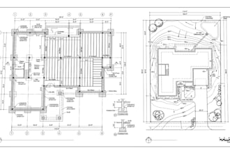 do structural framing foundation plan, civil site plans and permit drawing set