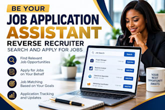 job application assistant, reverse recruiter, search and apply for jobs