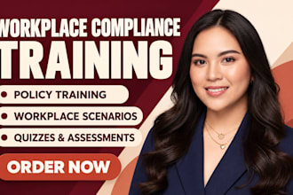 create workplace compliance training course, manual and assessments