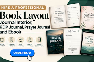design book layout journal interior kdp journal prayer journal and poetry ebook