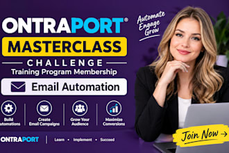 ontraport masterclass challenge training program membership email automation