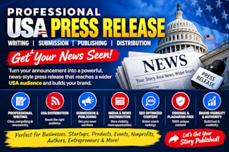 do USA press release distribution, publish press release, submit press release