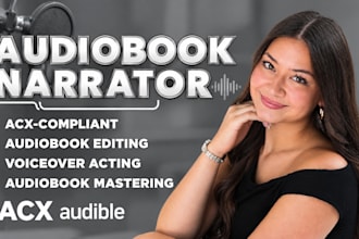 narrate and record your audiobook for acx and audible
