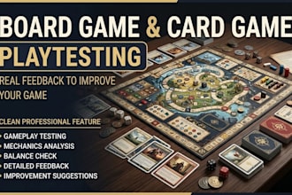 playtest card game board game playtesting tabletop game feedback testing