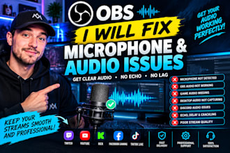 fix obs microphone and audio issues