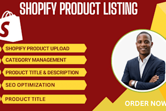 do shopify listing and shopify product upload