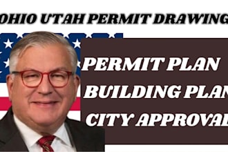 do ohio, utah building permit ready drawings, structural engineering plan design