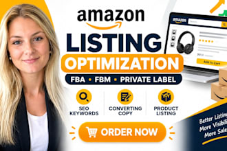 set up amazon fba fbm SEO product listings for pl, amazon listings optimization