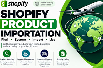 do shopify product listing, product upload shopify data entry