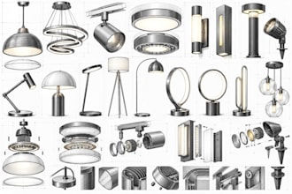 design lamps, light fixtures and custom lighting products
