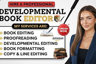 developmental edit, proofread, format nonfiction, fiction romance book editor