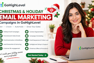 optimize holiday sales christmas marketing email marketing gohighlevel
