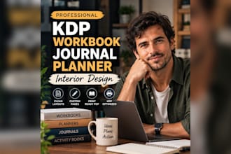 design journal, planner, workbook, amazon KDP interior and printable PDF