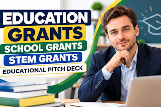 research educational grants school grants stem grants educational pitch deck