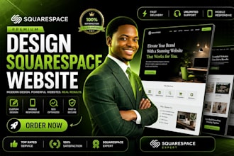 build squarespace website redesign and design squarespace website development