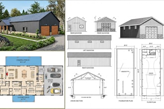 design barndominium pole barn metal building garage barn and steel building plan