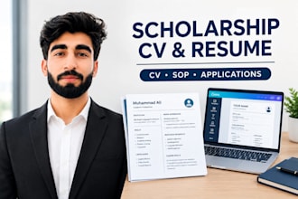 scholarship sop personal statement CV and research proposal