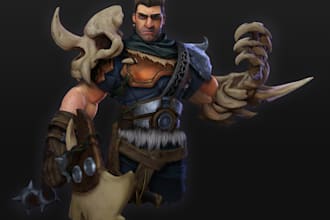 3d game animation 3d stylized character 3d character rigging 3d asset in unity