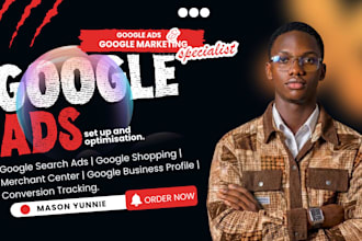 set up google ads  optimize search campaigns for your shopify dropshipping store