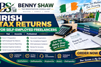 prepare irish tax returns for self employed freelancers