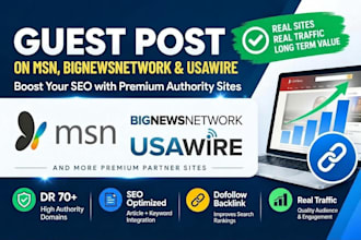 publish your article on msn and high authority news sites