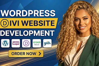 build wordpress website development, website developer, divi wordpress website