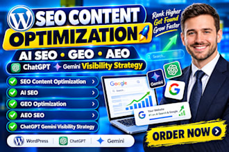 do SEO content optimization ai gmb GEO aeo chatgpt gemini visibility strategy ai