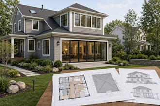 do attic remodel home addition and roof modification permit drawing set in tx fl