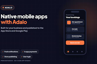 build your adalo mobile app to ios and android