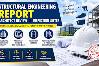 structural engineering report architect review inspection letter maryland ky wa