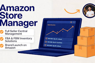 be your amazon virtual assistant for seller central management