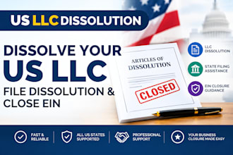 dissolve your us llc file dissolution close ein