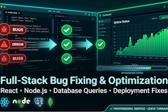 fix bugs and optimize your web application