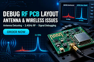debug rf pcb layout, antenna detuning and wireless communication issues