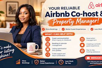 manage your efficient airbnb cohost and property manager