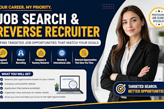 job search, job hunt job app by reverse recruit, job applications