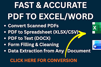 do convert PDF to word and retype documents