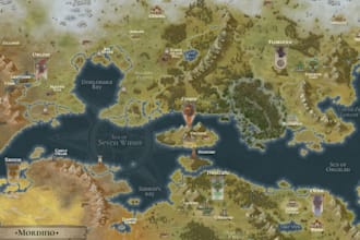 draw inkarnate map illustration dnd world map design fantasy map board game map