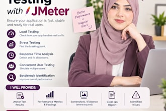 perform load and performance testing using jmeter