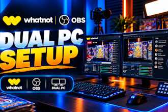 setup dual PC obs for professional whatnot live sellin