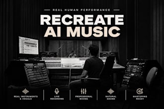 recreate your ai song into a professional production