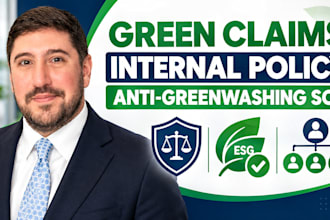 draft a corporate green claims and anti greenwashing internal policy