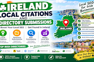 create ireland local citations and directory submissions