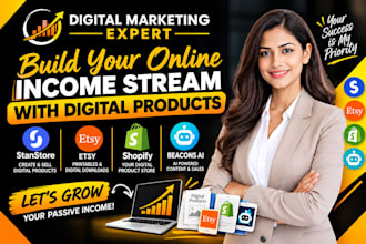 setup roi stanstore, etsydigital product, shopify digital product, becons ai