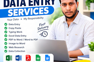 provide accurate and reliable data entry services