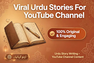 write viral urdu stories and scripts for youtube channel