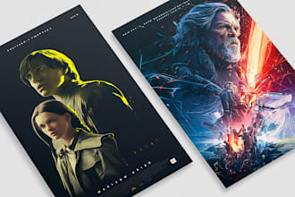 design a unique movie poster for your upcoming film