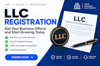 handle US llc registration and ein application