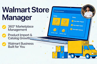be your walmart virtual assistant for marketplace management
